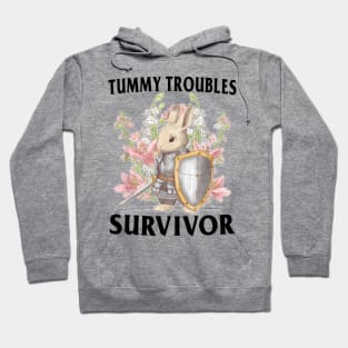 Tummy Troubles Survivor Funny Sarcastic Hoodie